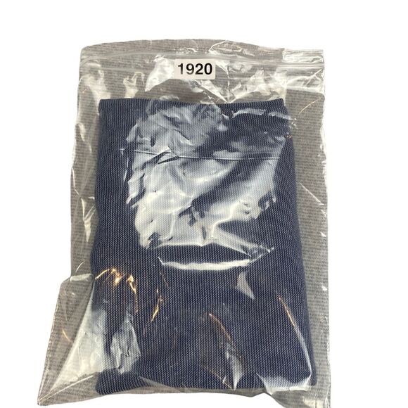 Banana Republic Polo Shirt Mens Large Blue Striped Standard Fit Golf Performance - Picture 11 of 11